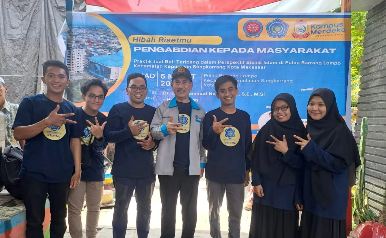 Program Studi Ekonomi Islam FEB Unismuh Makassar Melaksanakan Program Pengabdian Masyarakat di Pulau Barrang Lompo